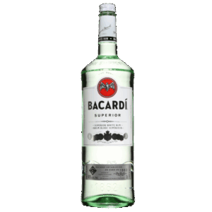 Rhum Bacardi blanc - 37,5° - 1l