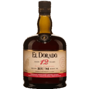 Rhum Brun 12 years El Dorado – Guyane Anglaise - 40°